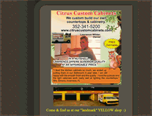 Tablet Screenshot of citruscustomcabinets.com